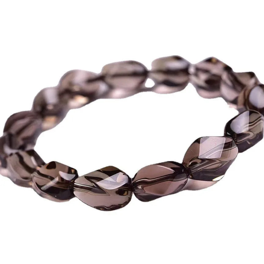 Brown Smokey Quartz Bracelet-ToShay.org