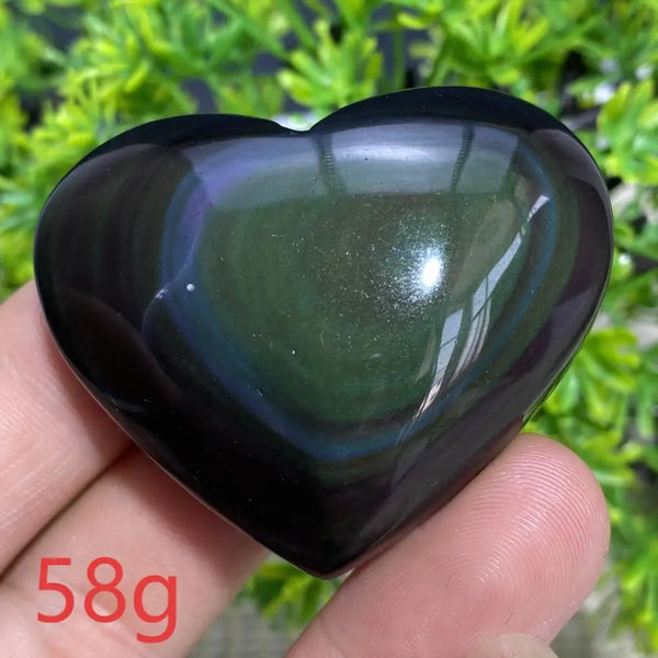 Rainbow Obsidian Heart-ToShay.org