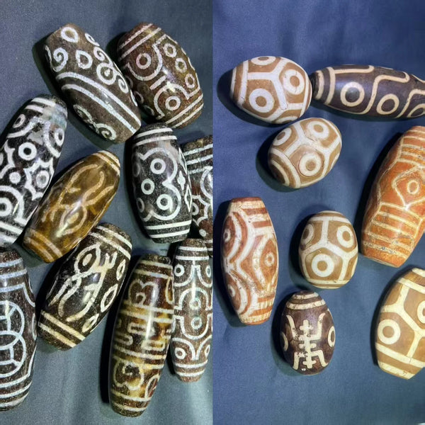 Tibetan Eye Agate Dzi Bead-ToShay.org