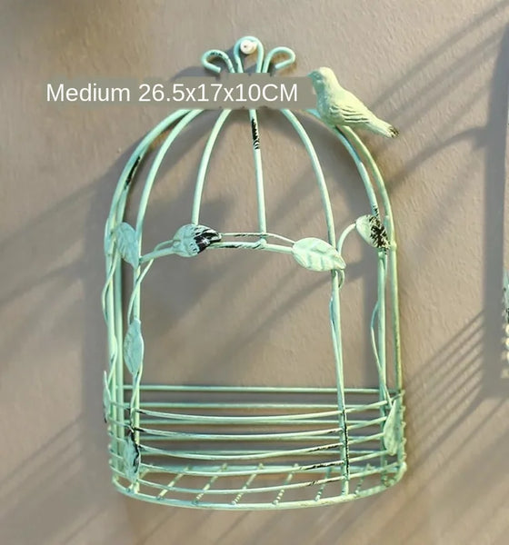 Wrought Iron Cage Flower Pot-ToShay.org