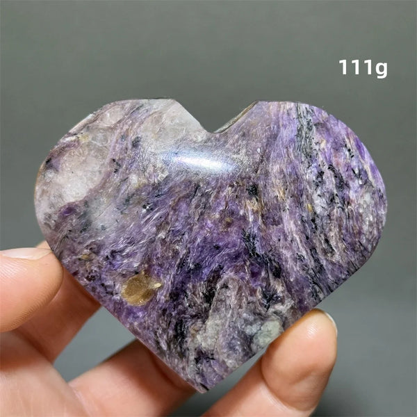 Purple Dragon Crystal Heart-ToShay.org