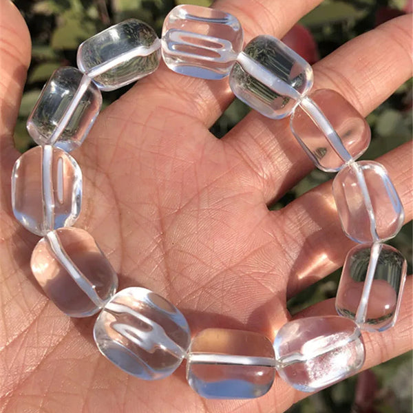 Clear Rock Quartz Bracelet-ToShay.org