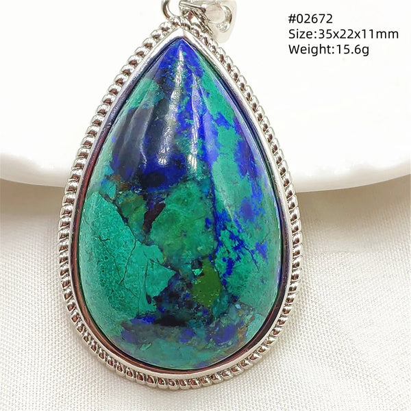Blue Azurite Pendant-ToShay.org