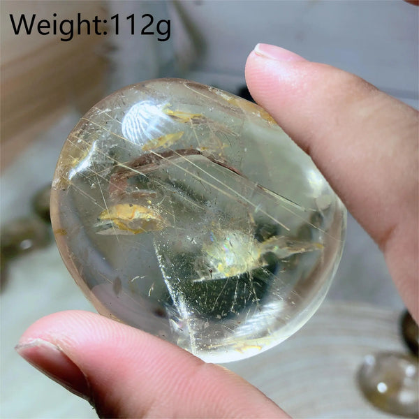 Smokey Quartz Palm Stones-ToShay.org