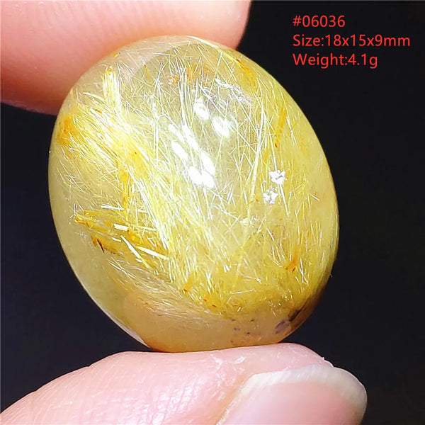 Gold Rutilated Quartz Pendant-ToShay.org