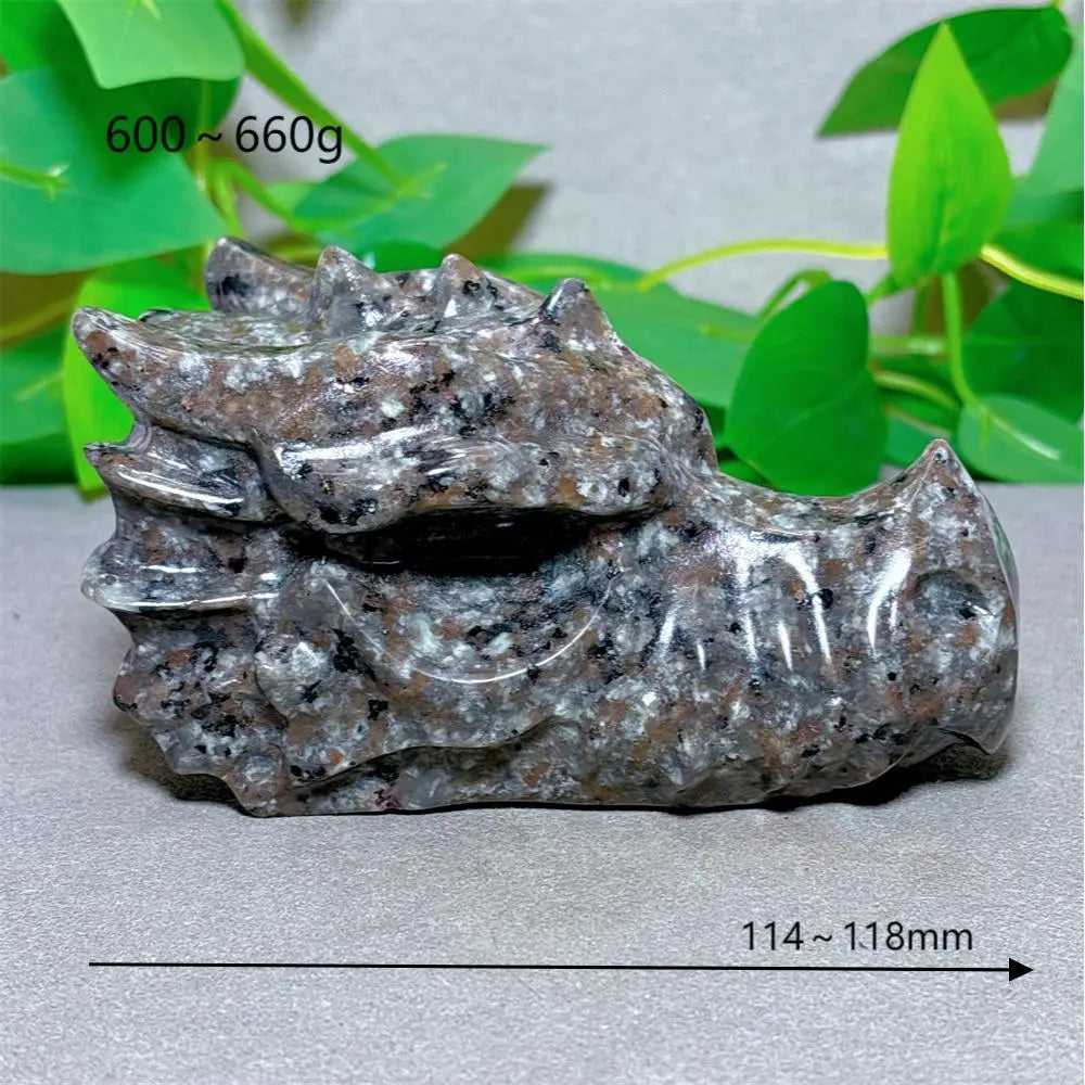 Yooperlite Dragon Head Crystal Natural Stone Quartz Stone Minerals Home Decoration Reiki Craft Gifts Energy Healing Luck Love-ToShay.org