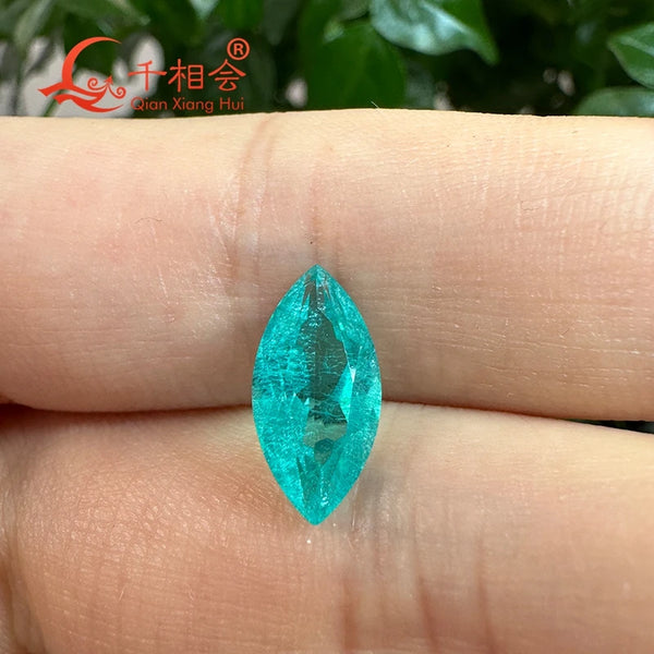 Blue Crystal Cut Paraiba-ToShay.org