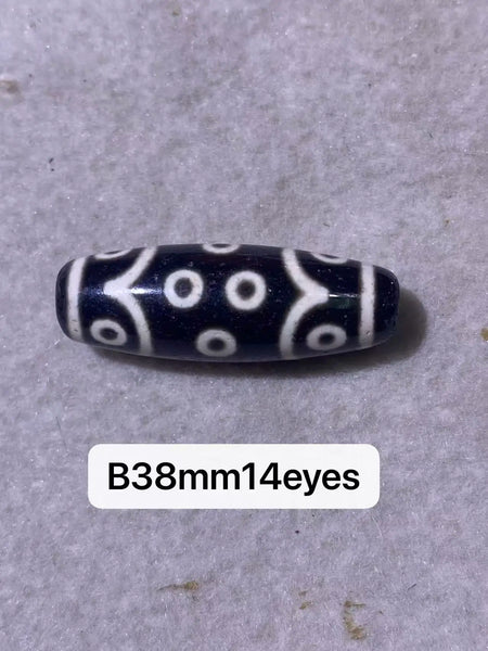 Tibetan Agate Eyes Dzi Beads-ToShay.org