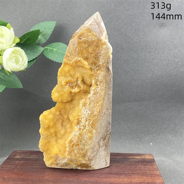 White Fluorite Cluster Point-ToShay.org