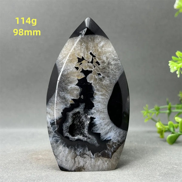Black Onyx Geode Torch-ToShay.org