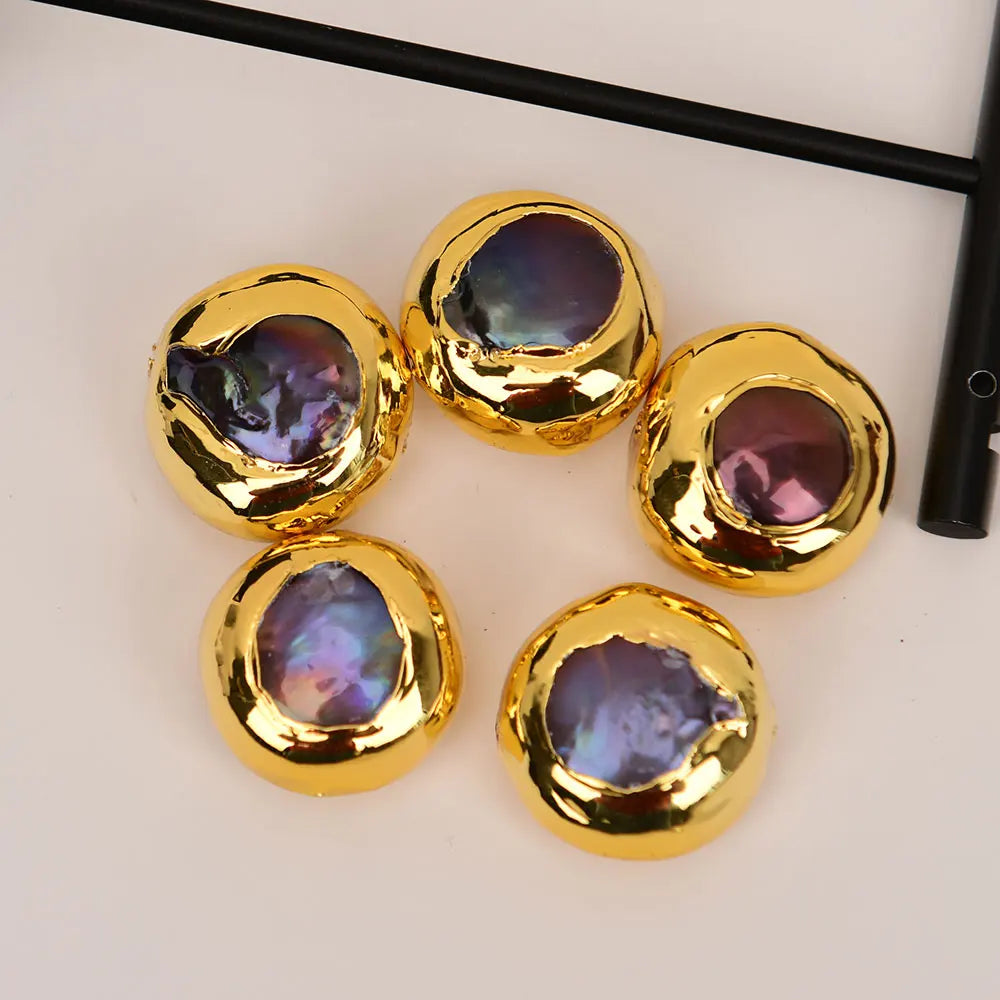 Black Pearl Coin Beads-ToShay.org