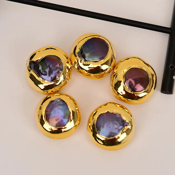 Black Pearl Coin Beads-ToShay.org