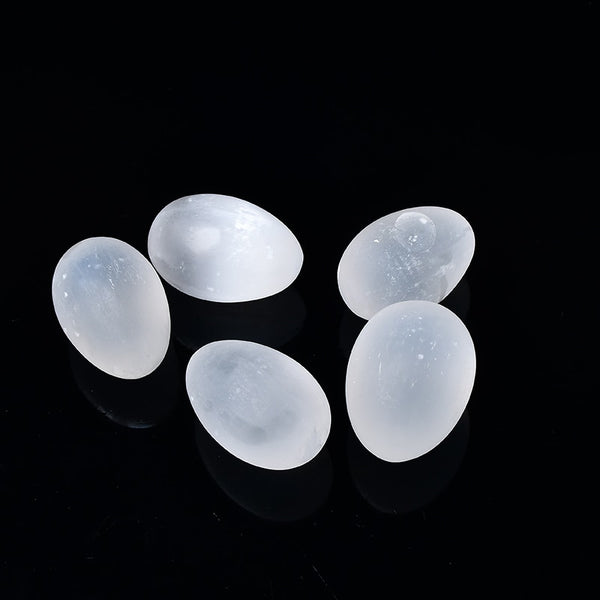 White Selenite Egg-ToShay.org