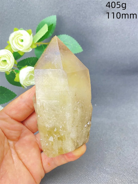 Yellow Quartz Cluster Crystal-ToShay.org