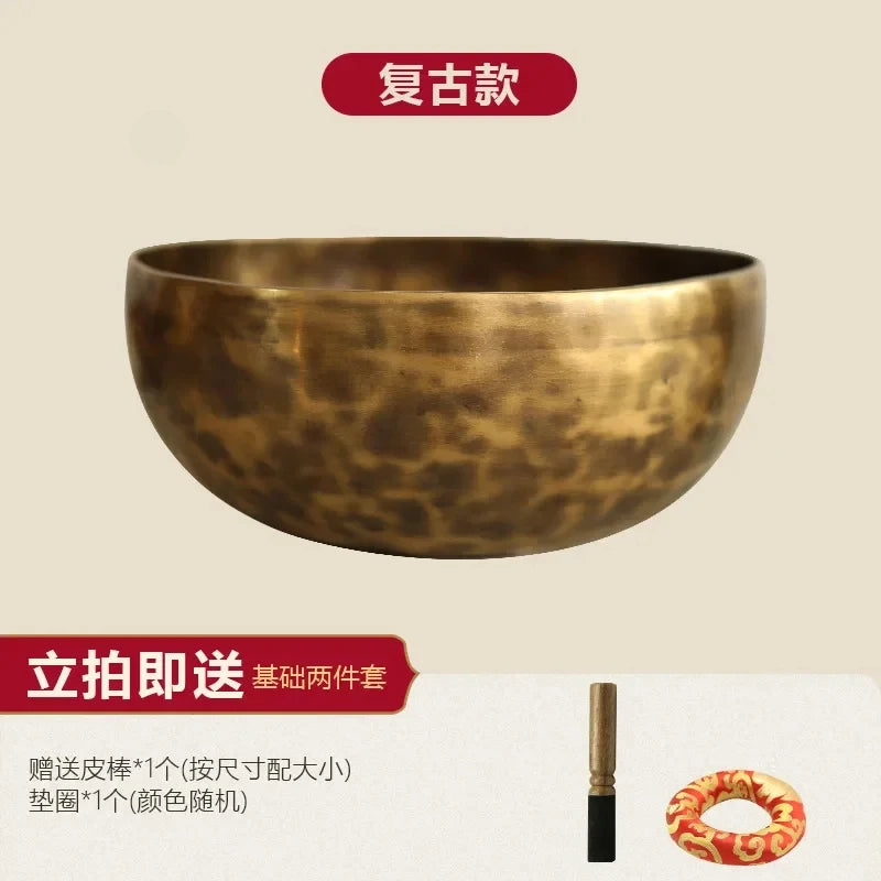 Tibetan Brass Singing Bowl-ToShay.org