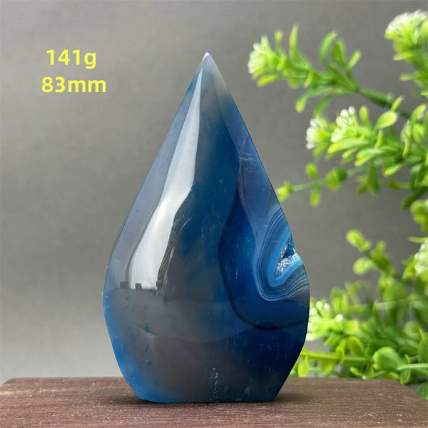 Blue Agate Torch-ToShay.org