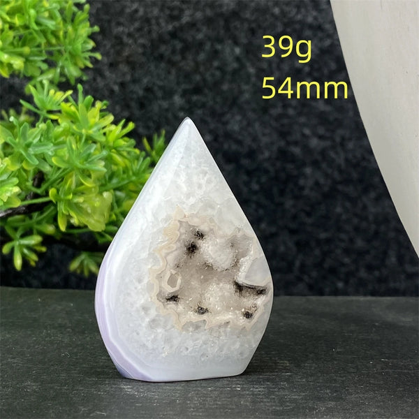 Blue Lace Agate Torch-ToShay.org