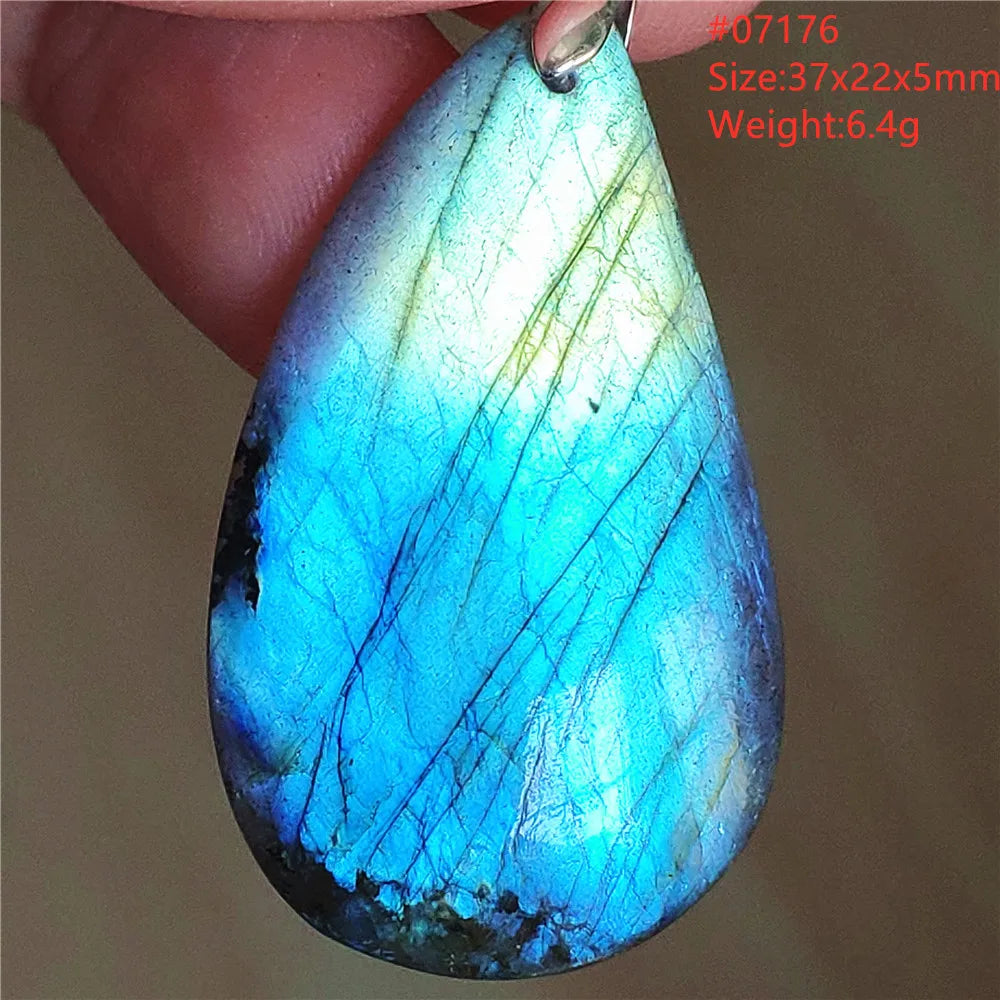 Blue Light Labradorite Pendant-ToShay.org
