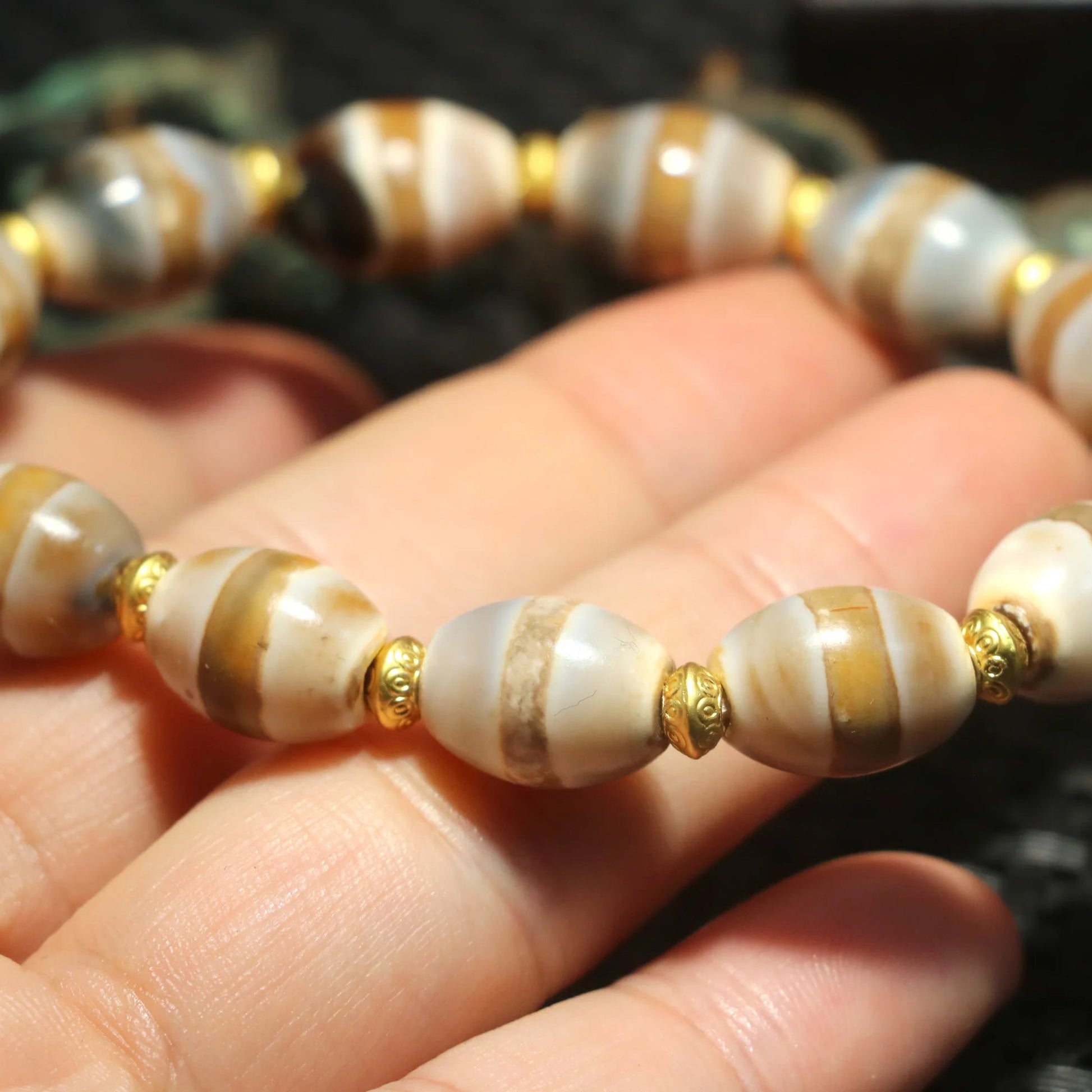 Tibetan Agate DZi Bead-ToShay.org