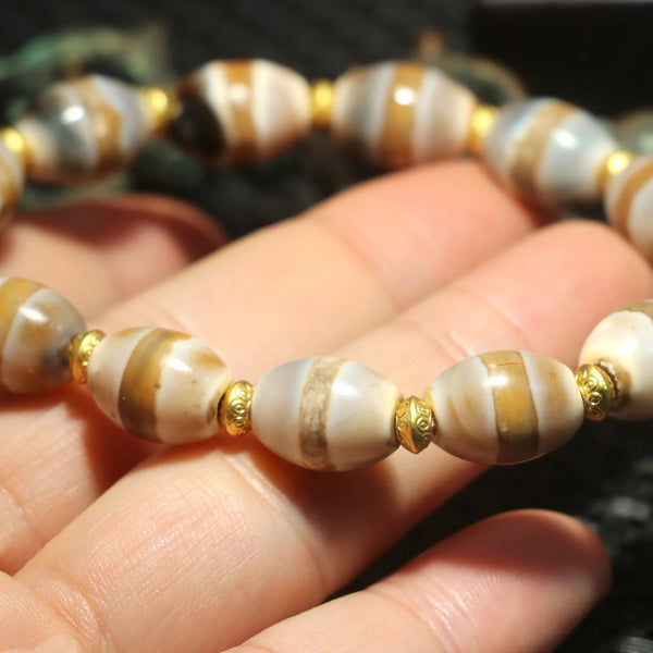 Tibetan Agate DZi Bead-ToShay.org