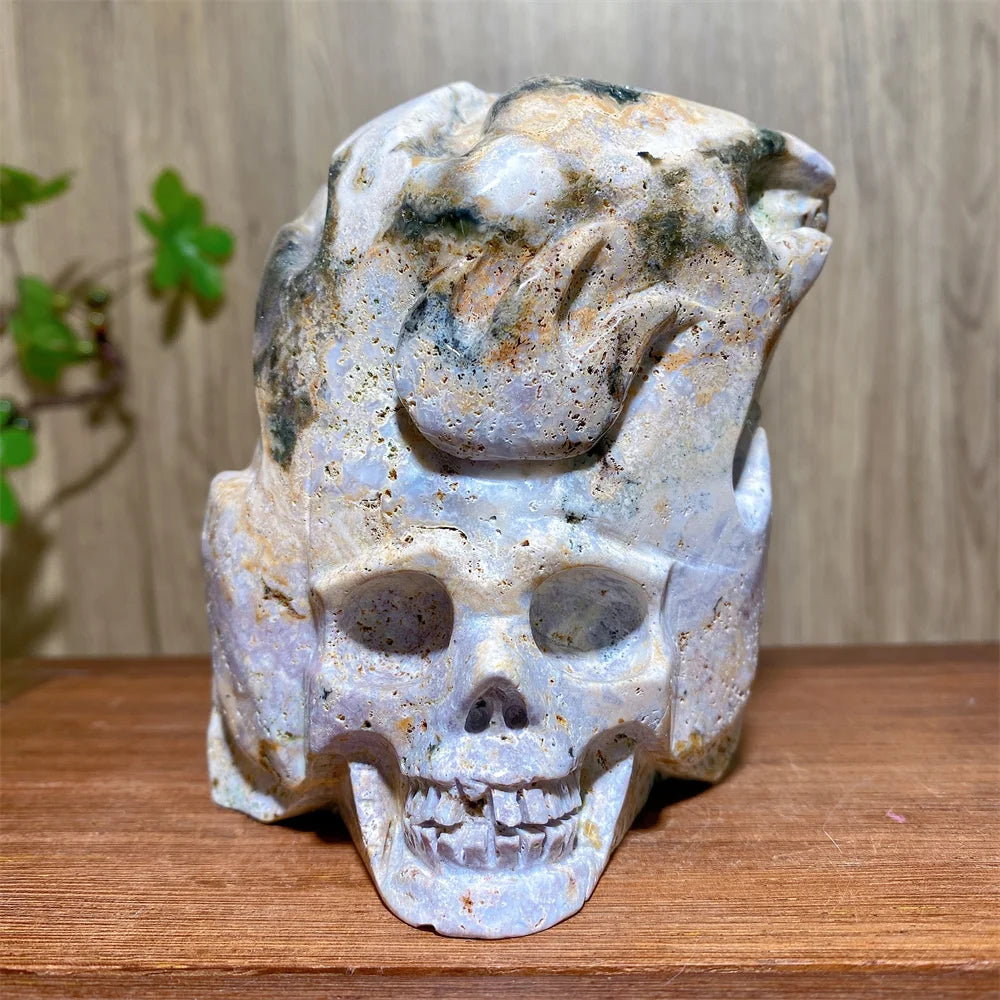 Ocean Jasper Skull-ToShay.org
