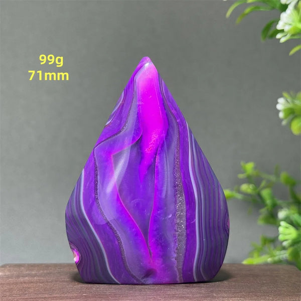Purple Agate Torch-ToShay.org