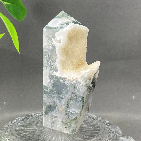 Green Aquatic Agate Point-ToShay.org