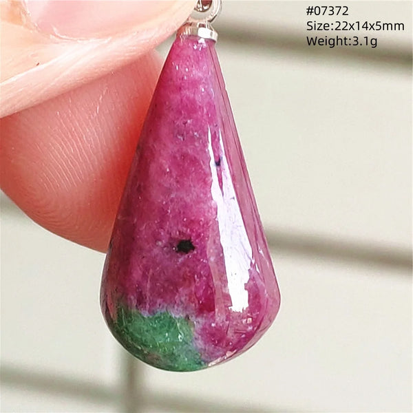 Red Ruby Zoisite Pendant-ToShay.org