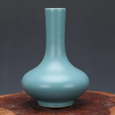 Glazed Water Chestnut Vase-ToShay.org
