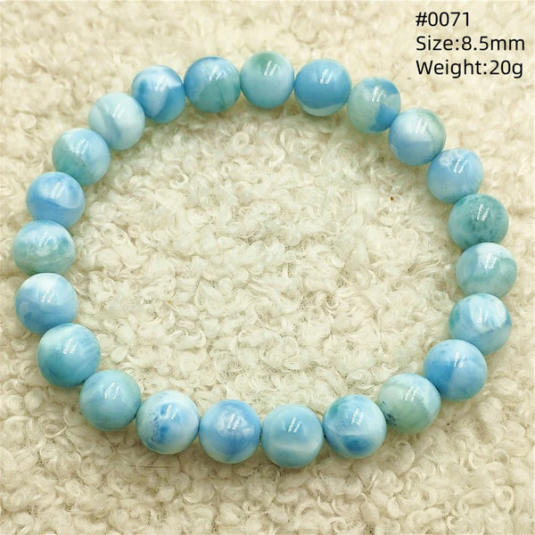 Blue Larimar Bead Bracelet-ToShay.org