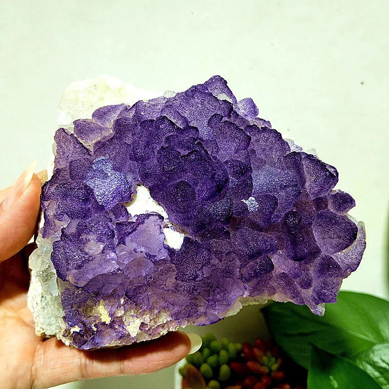 Purple Fluorite Crystal-ToShay.org