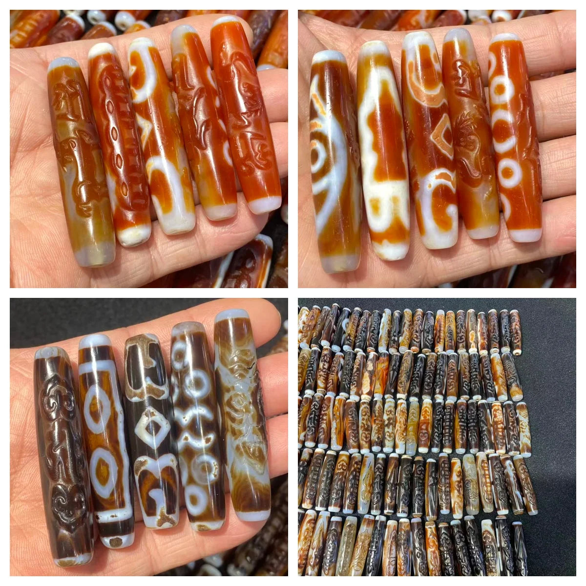 Tibetan Agate Eyes Dzi-ToShay.org
