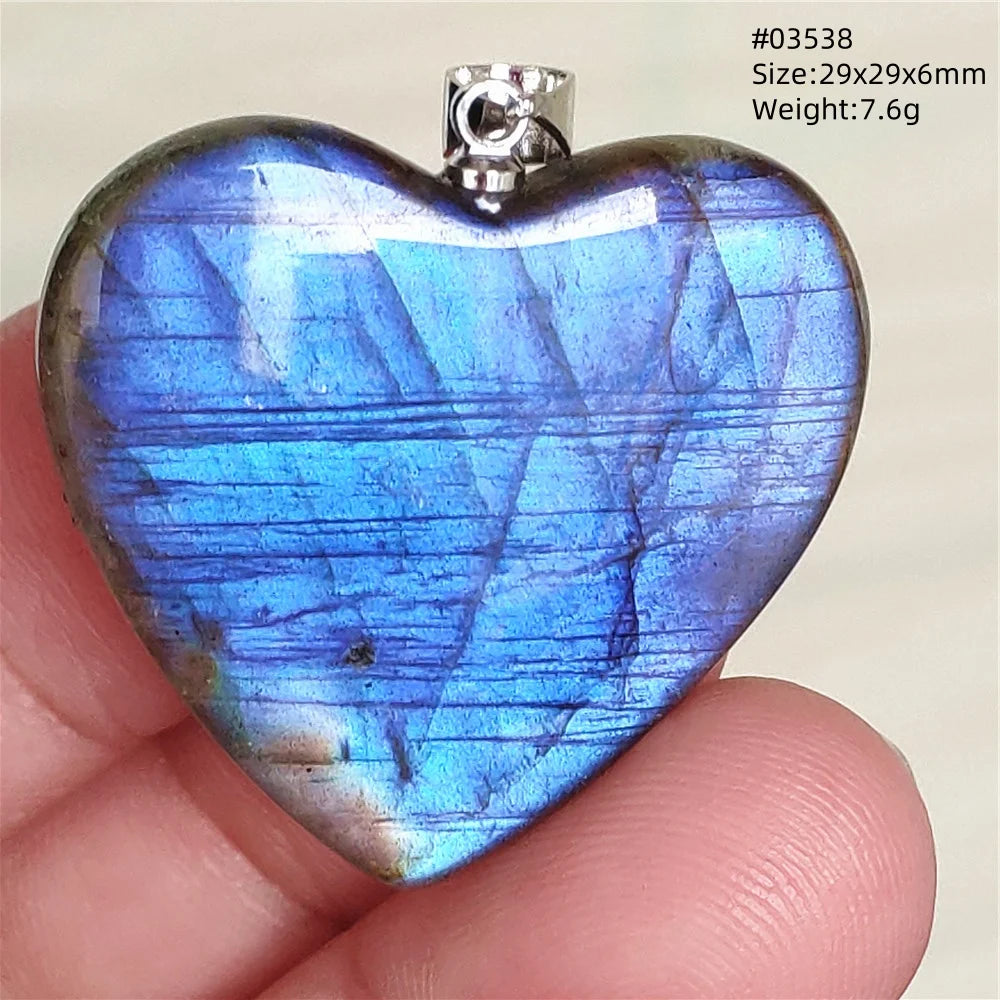 Blue Purple Labradorite Pendant-ToShay.org