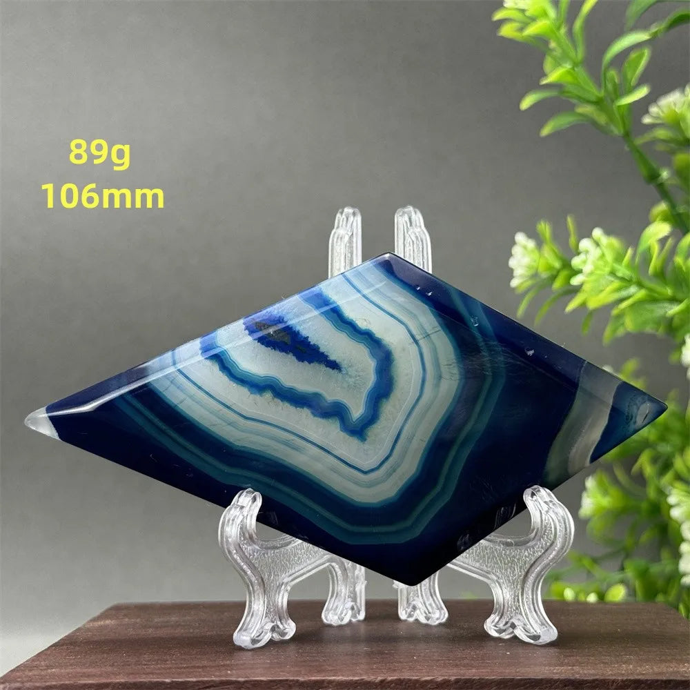 Blue Agate Lace Diamond-ToShay.org