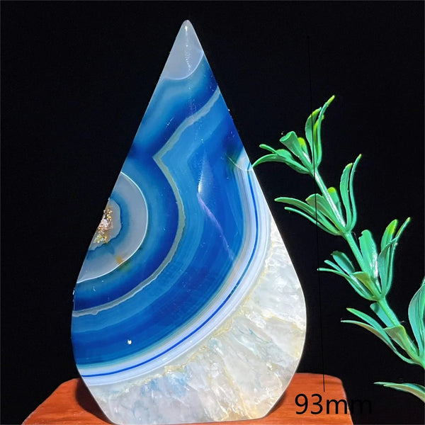 Blue Lace Agate Flame-ToShay.org