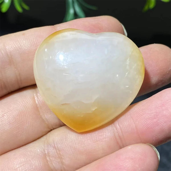 Orange Carnelian Heart-ToShay.org