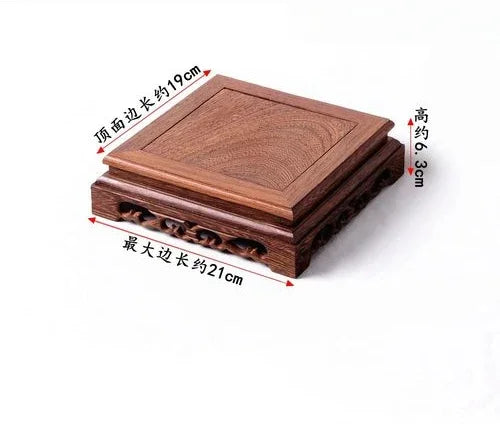 Mahogany Carved Base-ToShay.org