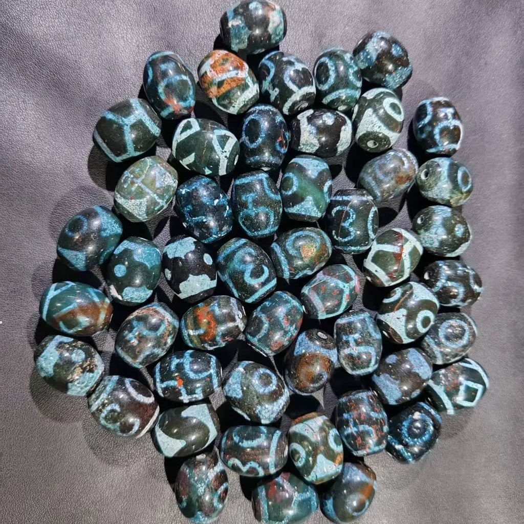 Tibetan Agate Dzi Beads-ToShay.org