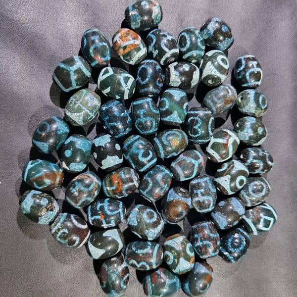 Tibetan Agate Dzi Beads-ToShay.org