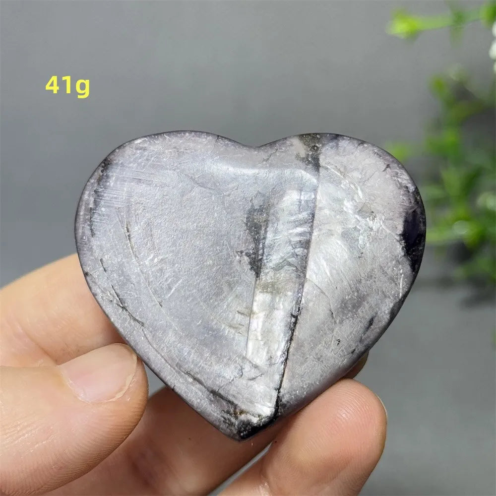 Purple Lithium Mica Heart-ToShay.org