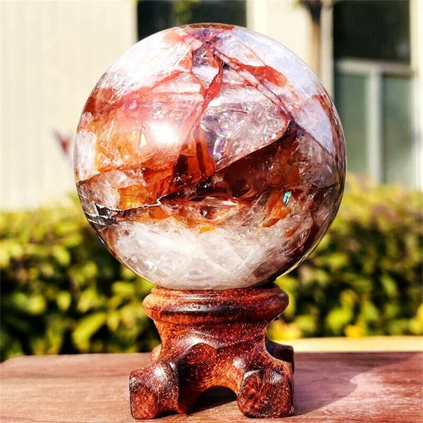 Red Glue Flower Ball-ToShay.org