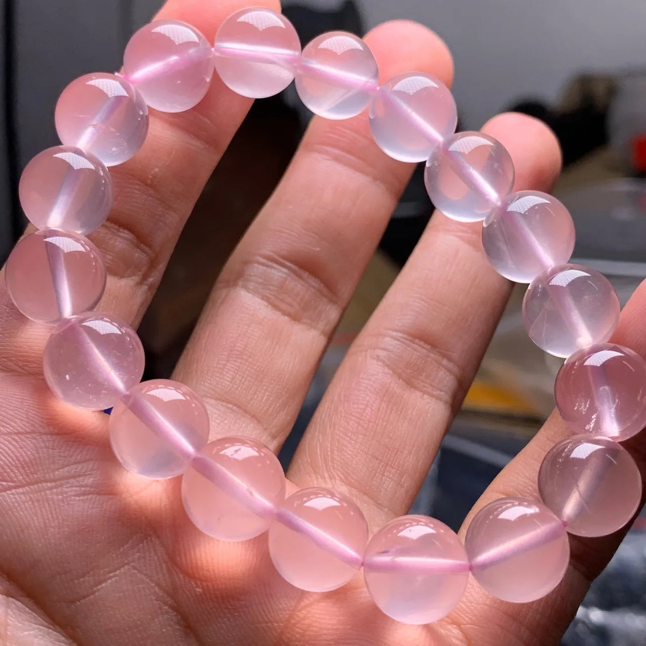 Pink Rose Quartz Bracelet-ToShay.org