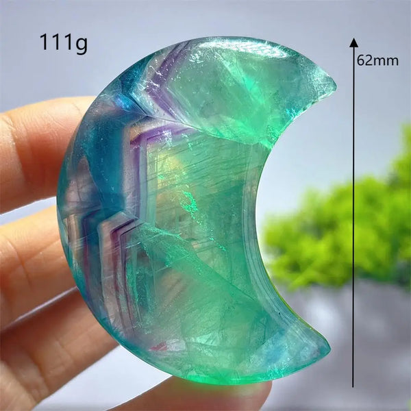 Rainbow Fluorite Moon-ToShay.org