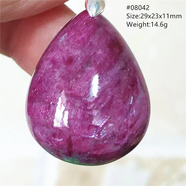Red Ruby Zoisite Pendant-ToShay.org