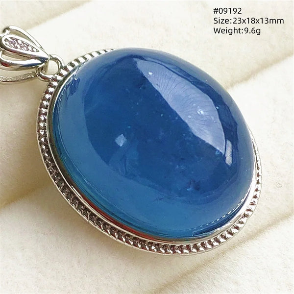 Blue Aquamarine Pendant-ToShay.org