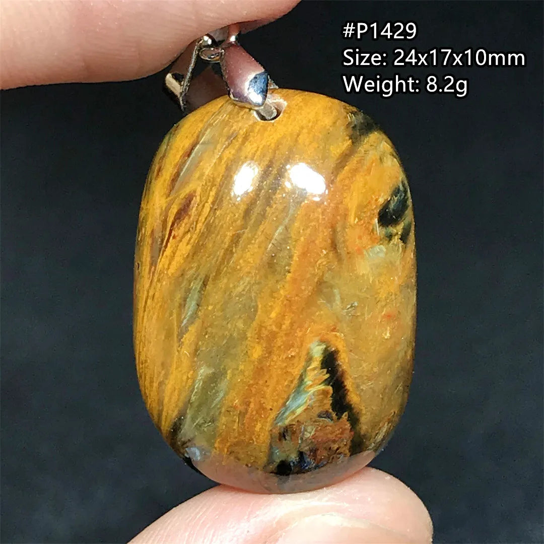 Blue Pietersite Pendant-ToShay.org