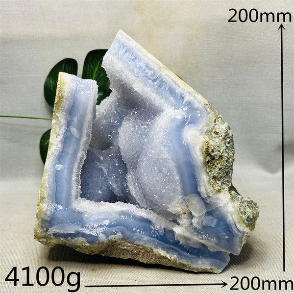 Blue Lace Agate Geode-ToShay.org