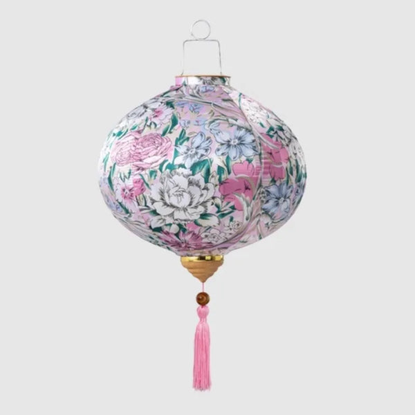 Flower Printed Lantern-ToShay.org