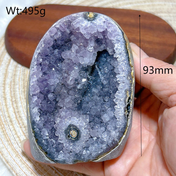Purple Amethyst Druzy Crystal-ToShay.org