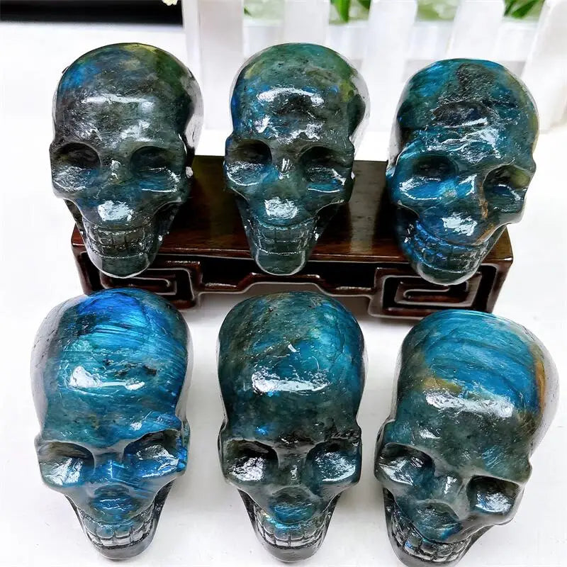 Blue Labradorite Skull-ToShay.org